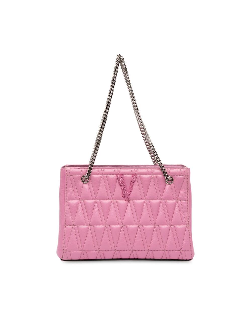 Versace Quilted Leather Virtus Tote #315739V63B
